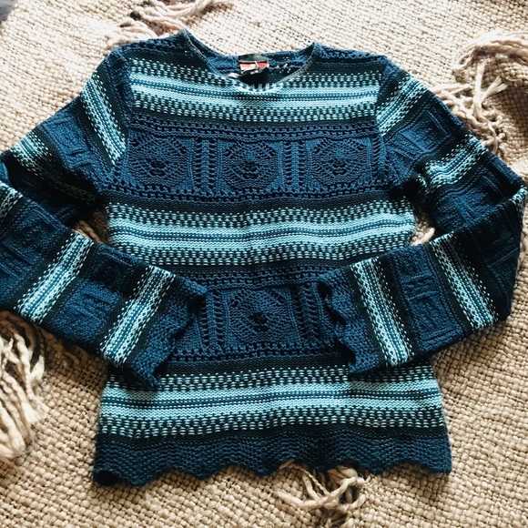 Blue Striped Sweater NEW - Picture 2 of 5